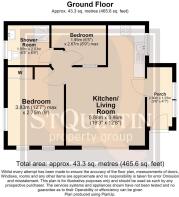 The Lodge Annexe, Old Ham Lane, Wimborne - all flo