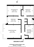 Floorplan area for info only, not for £/sq. ft valuation