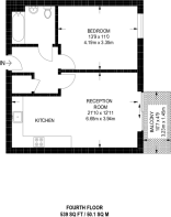 Floorplan area for info only, not for £/sq. ft valuation