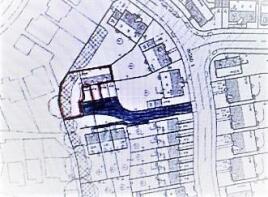 Plot with land to side, 2 parking spaces