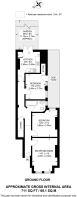 Floorplan area for info only, not for £/sq. ft valuation