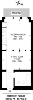 Floorplan area for info only, not for Â£/sq. ft valuation