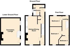 10 Rhiwbach Terrace, Cwm Penmachno - all floors.JP