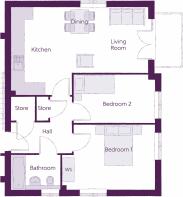 Floor Plan for plots 245, 247 and 249