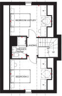 The Knaresborough second floor floorplan