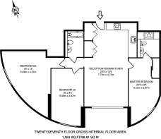 Floorplan area for info only, not for £/sq. ft valuation