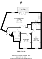 Floorplan area for info only, not for £/sq. ft valuation