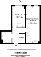 Floorplan area for info only, not for £/sq. ft valuation