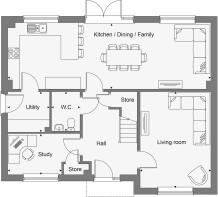 Dandara - Prior's Edge - The Kingston, Home 54 floorplan