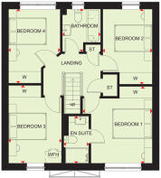 Windermere first floor floorplan