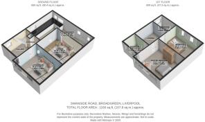 3D Floor Plan - Swanside Road
