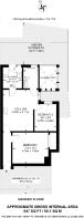 Floorplan area for info only, not for £/sq. ft valuation