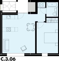 Uptown - Floorplan - 1-Bed (C.3.06).jpg