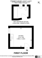 Floorplan area for info only, not for £/sq. ft valuation