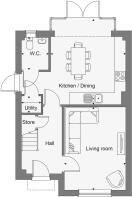 Dandara - Manor Park - The Kelmscott, Home 74 floorplan