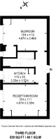 Floorplan area for info only, not for £/sq. ft valuation