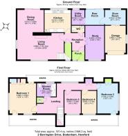 Floor Plan 2 Berrington Drive, Bodenham HR1 3JH (2