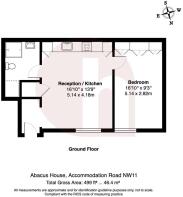 Flat 3 Abacus House, 8a Accommodation Road NW11-wa