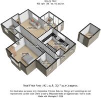 3d-floorplan- East Road - EweMove Cannock