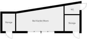 Layout of Garden Room/Storage
