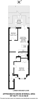 Floorplan area for info only, not for £/sq. ft valuation