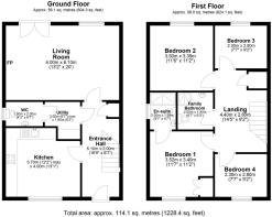 36 Heol Stradling, Coity, Bridgend - all floors (1