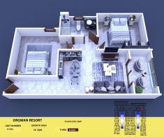 Highest floor pool
