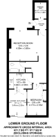 Floorplan area for info only, not for £/sq. ft valuation