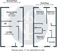 27 Russet Way, Bidford-on-Avon - all floors (1) (1