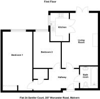 Flat 24 Santler Court, 207 Worcester Road, Malvern