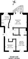Floorplan area for info only, not for £/sq. ft valuation