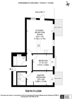 Floorplan area for info only, not for £/sq. ft valuation