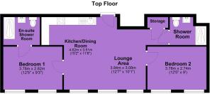 Apt 22, Chorlton Plaza , 102 Manchester Road, Chor