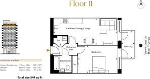 1 bed Jargonelle ...