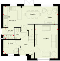 Ground floor plan of the roawan