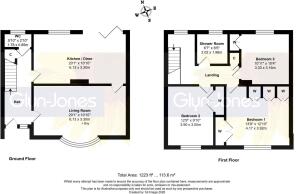 Floorplan - Tree Tops, Toddington Lane, Littlehamp