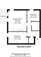 Floorplan area for info only, not for £/sq. ft valuation