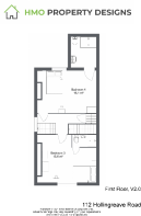 112 Hollingreave Road - First Floor, V2.0 - 2D Flo