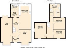 Floor Plan only - 200 Llanelian Road, Old Colwyn L