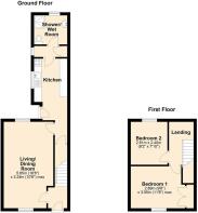 21 Glynllifon Street, Blaenau Ffestiniog - all flo