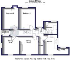 Ground-Floor Apartment 2D Plan