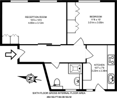 Floorplan area for info only, not for £/sq. ft valuation