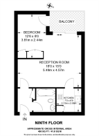 Floorplan area for info only, not for £/sq. ft valuation