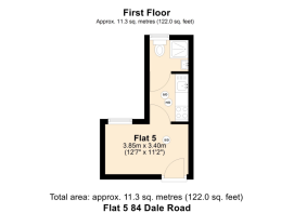 Flat 4 - 84 Dale - Floor Plan