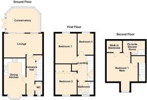 51 Llys Onnen, Llandudno Junction - all floors.JPG
