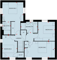 First floor of the 4 bedroom Avondale