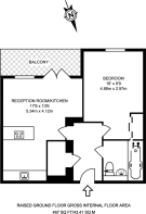 Floorplan area for info only, not for £/sq. ft valuation