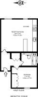 Floorplan area for info only, not for £/sq. ft valuation