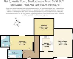 Flat 5 Neville Court Stratford upon Avon CV37 6UY 