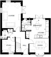 Avondale Standard Ground Floorplan